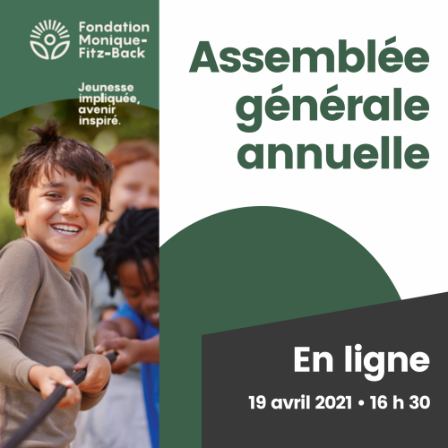 Assemblée générale annuelle 2021 : réservez la date!