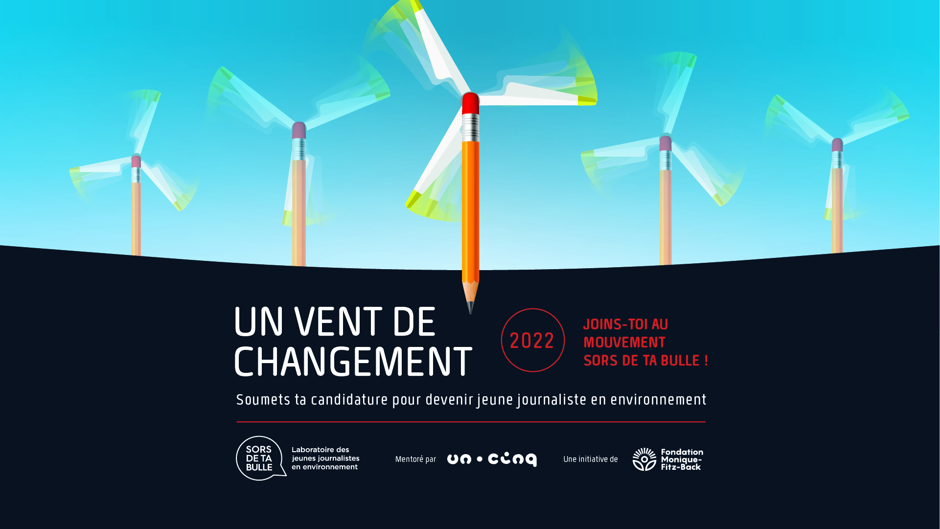 Laboratoire des jeunes journalistes en environnement Sors de ta bulle : recrutement en cours pour la cohorte 2022!