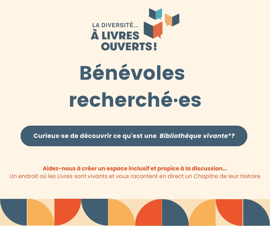 « La diversité… à Livres ouverts! » | Bénévoles recherché·es