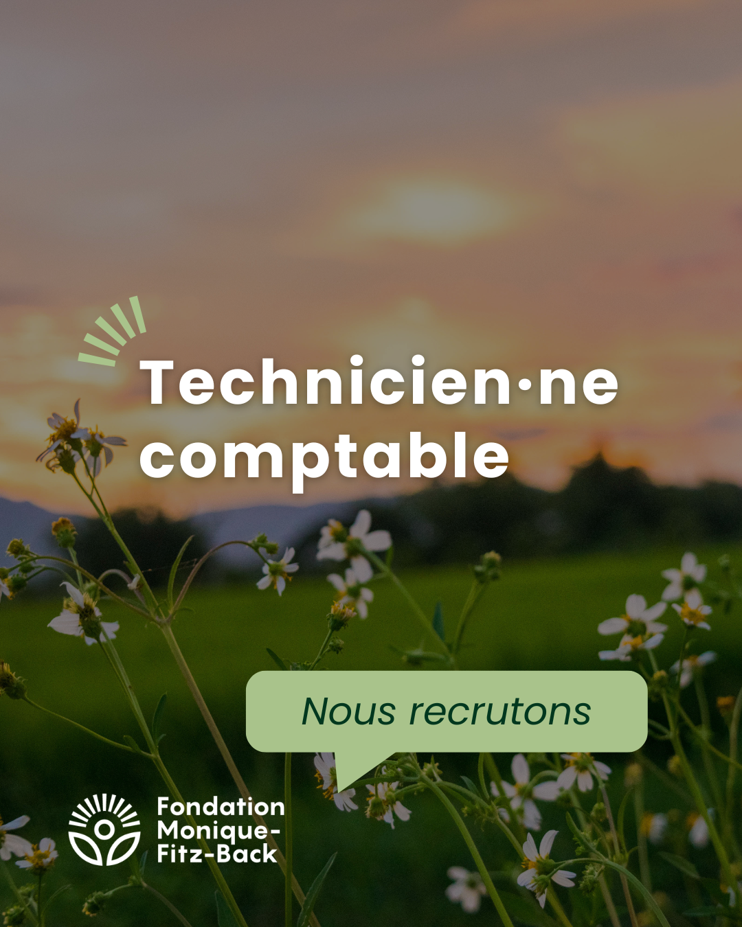 Offre d’emploi | Technicien ou technicienne comptable