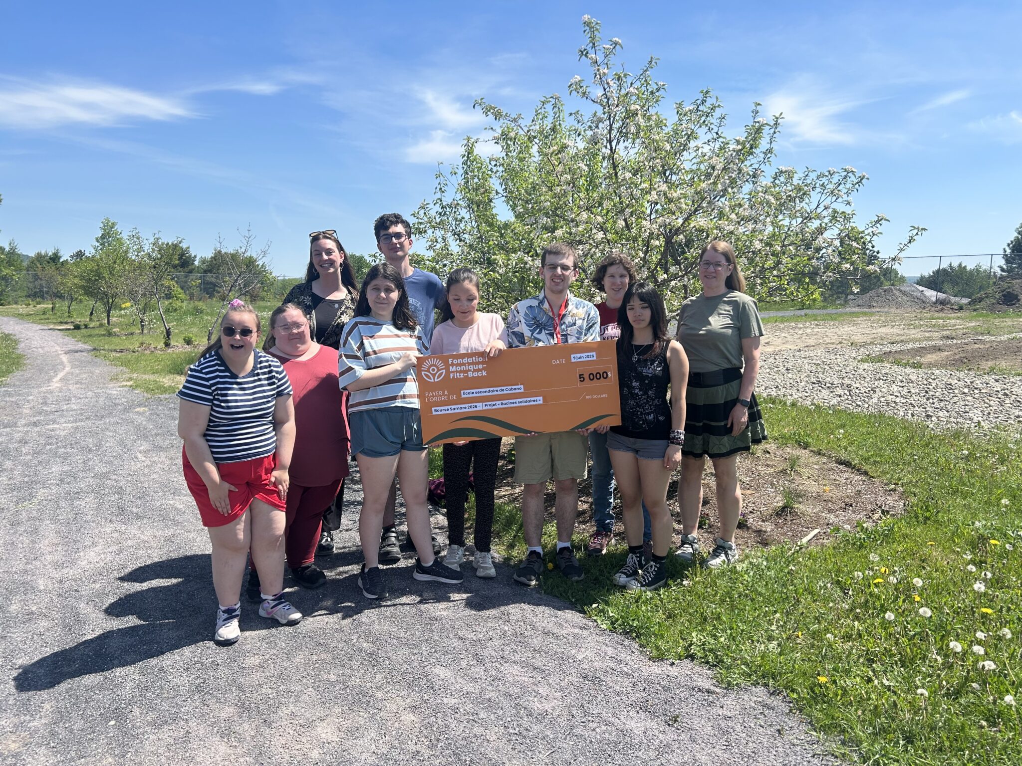 L’école secondaire de Cabano de Témiscouata-sur-le-Lac remporte la bourse Samare pour son projet de forêt nourricière